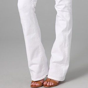 Citizens of Humanity Amber White Stretch Bootcut Jeans Waist 28 Inseam 34 Long!